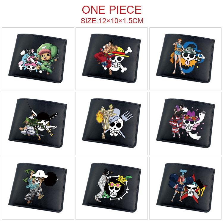 one piece anime wallet