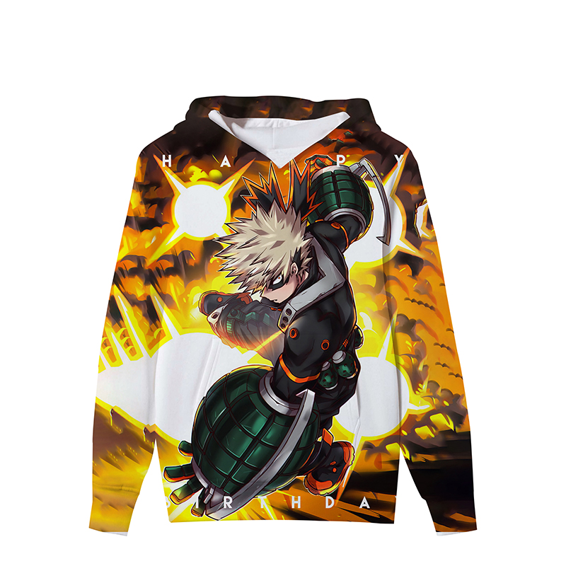 my hero academia anime hoodie