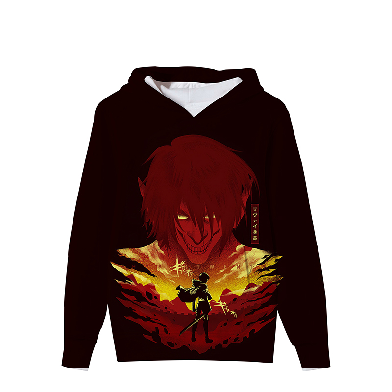 attack on titan anime hoodie