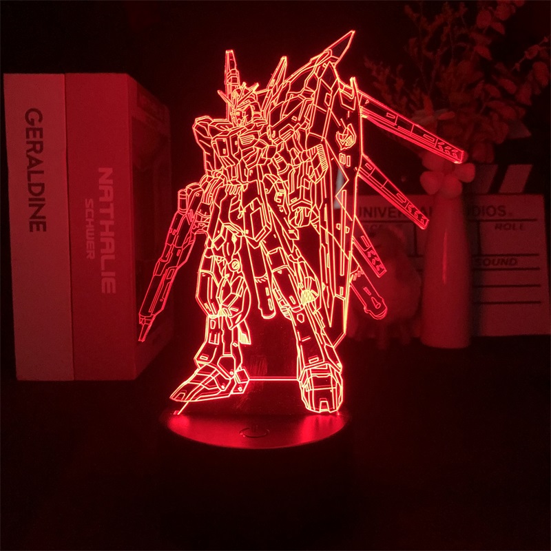gundam anime 7 colours LED light