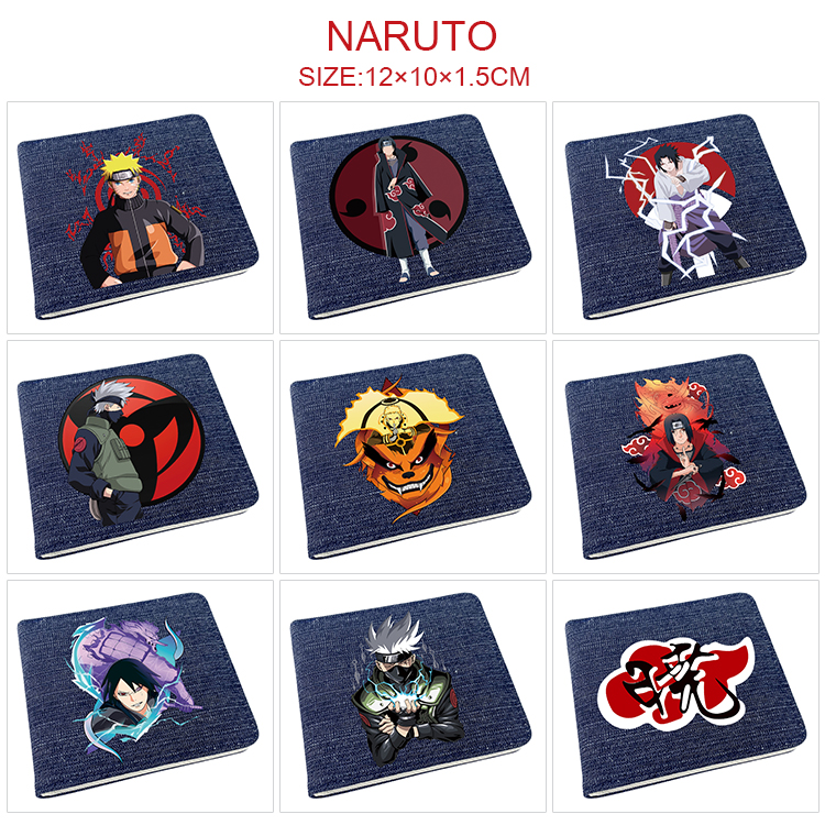 naruto anime wallet