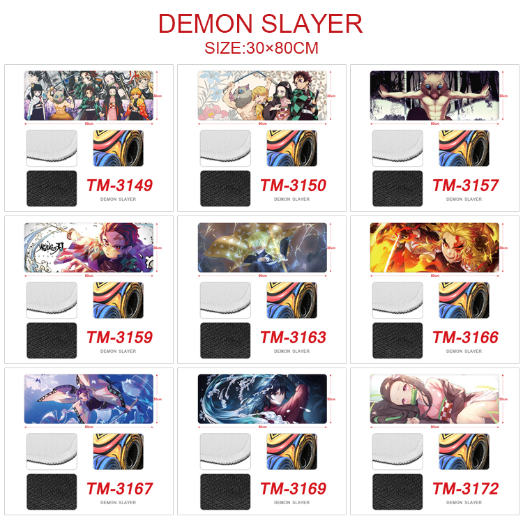 demon slayer kimets anime deskpad 30*80cm