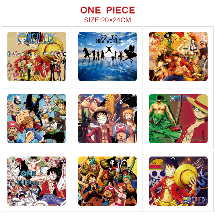 one piece anime deskpad for 5 pcs 20*24cm