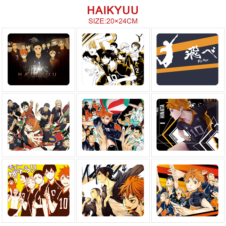 haikyuu anime deskpad for 5 pcs 20*24cm