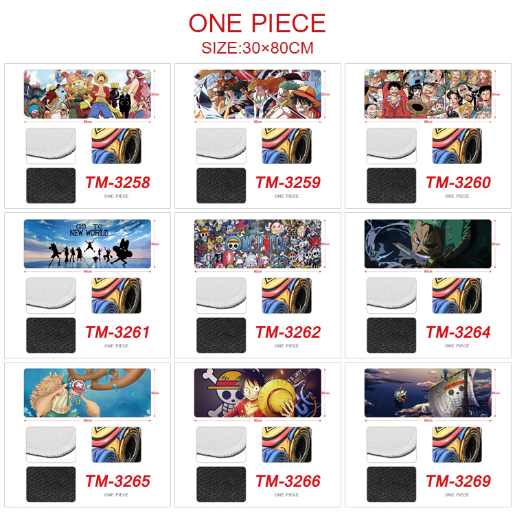 one piece anime deskpad 30*80cm