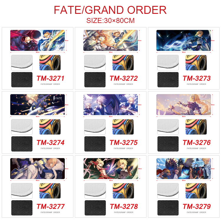 Fate Grand Order anime deskpad 30*80cm