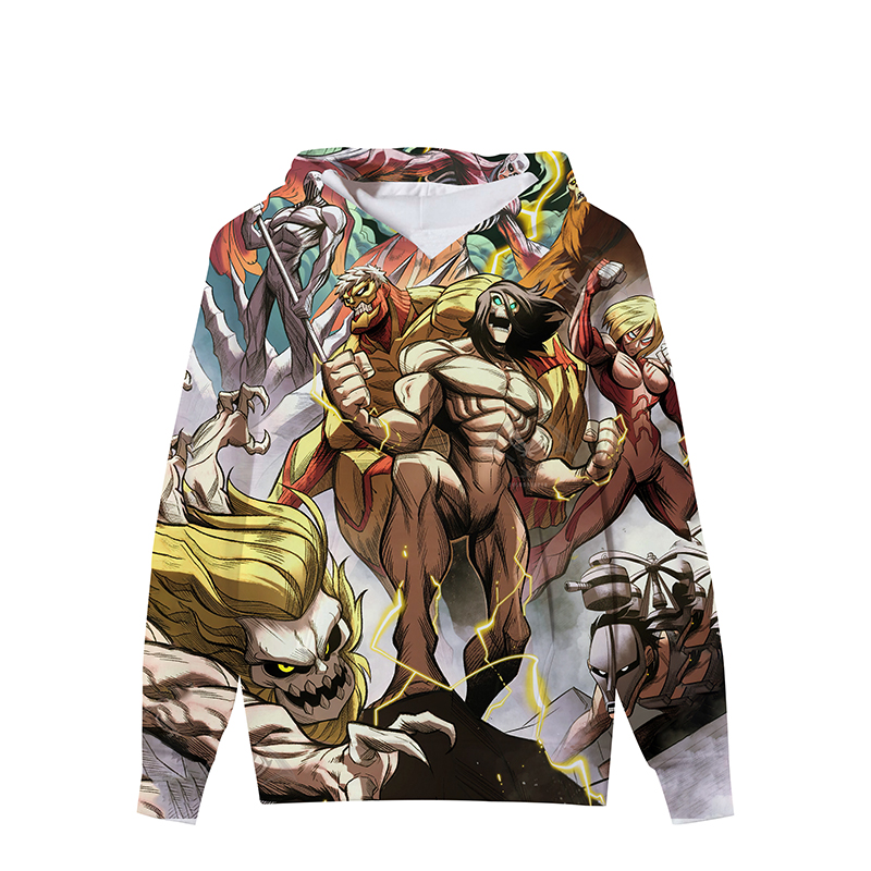 attack on titan anime hoodie