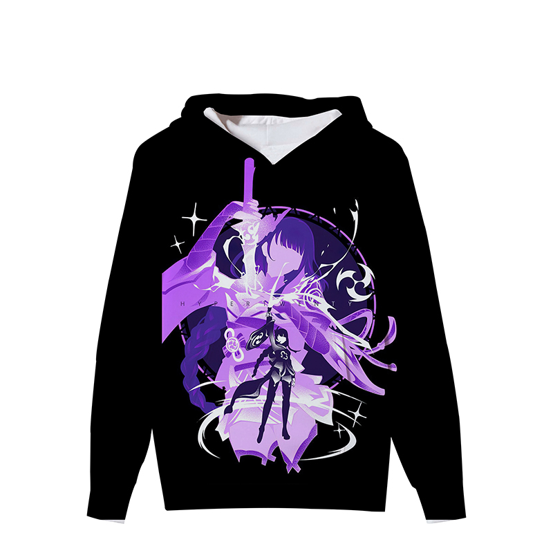 Genshin Impact Noelle anime hoodie