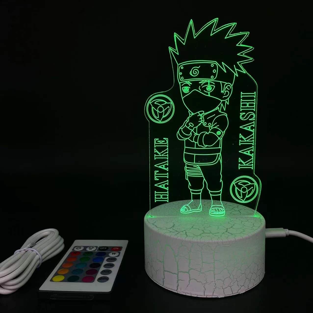 naruto anime 7 colours LED light