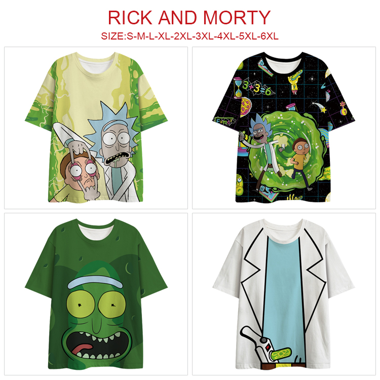 Rick and Morty anime T-shirt