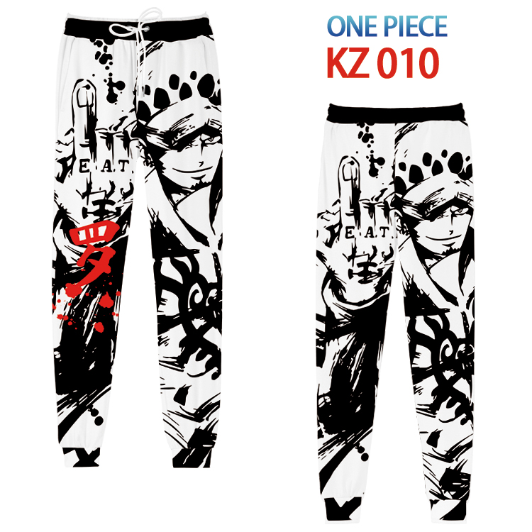 one piece anime pants