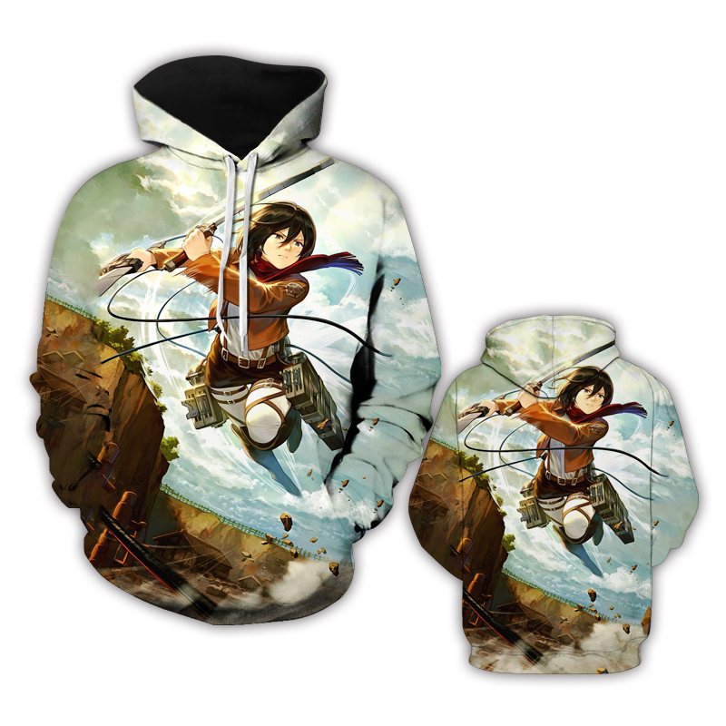 attack on titan anime hoodie