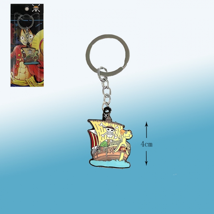 one piece anime keychain