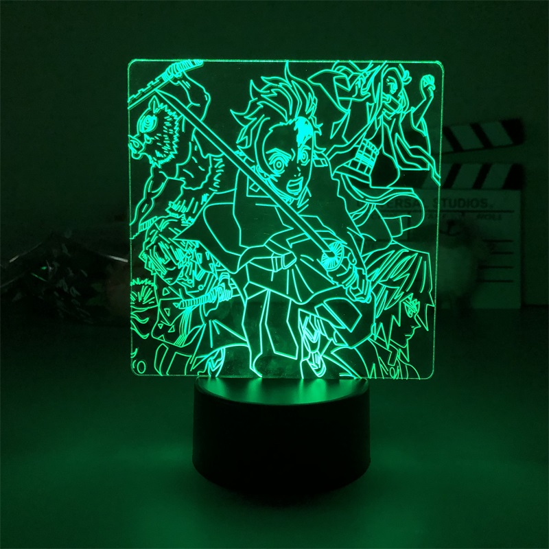 demon slayer kimets anime 7 colours LED light