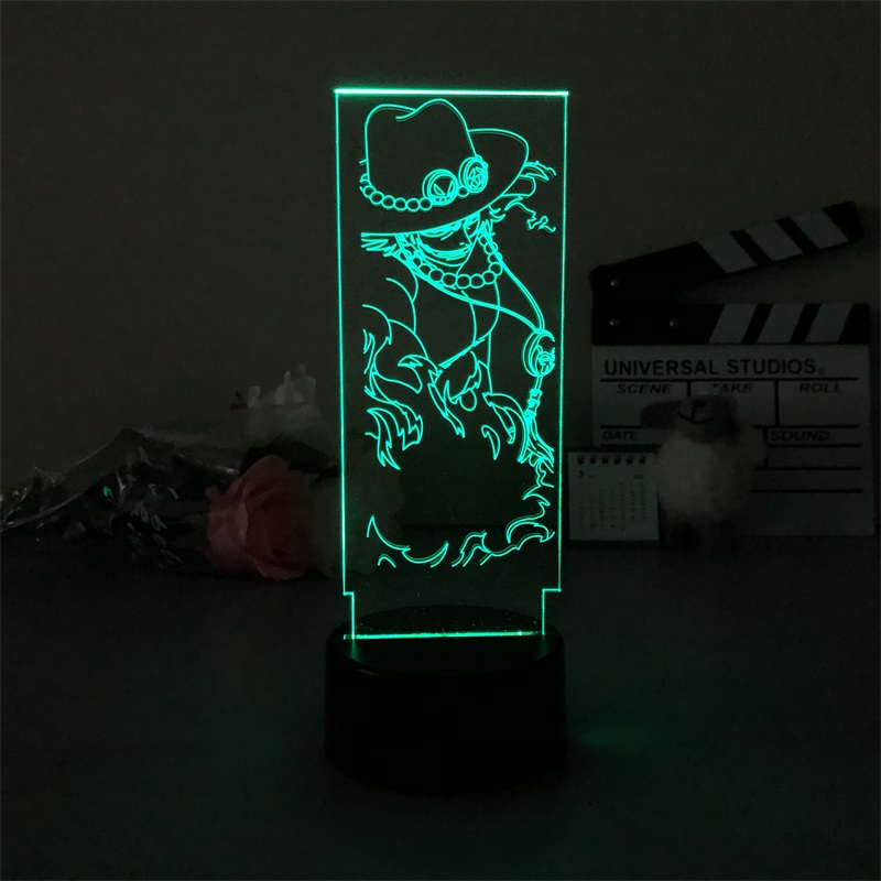 one piece anime 7 colours LED light