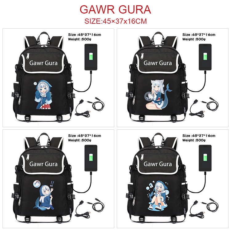 Gawr Gura anime bag