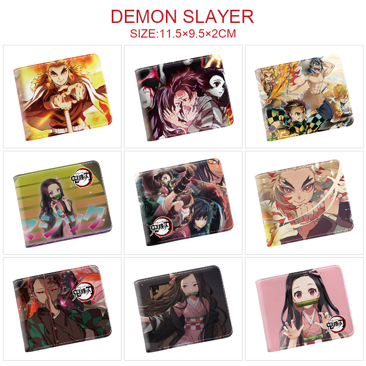 demon slayer kimets anime wallet