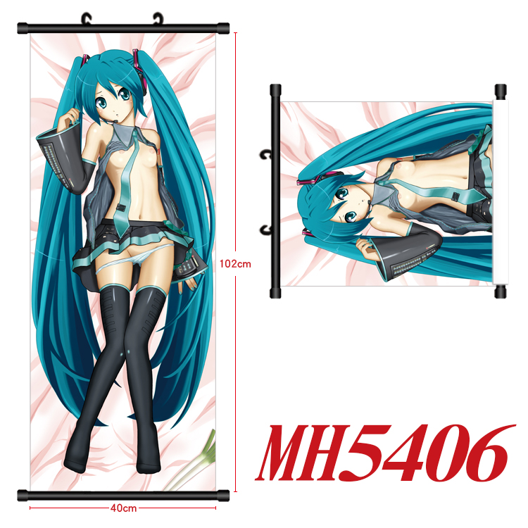 miku hatsune anime wallscroll 40*102cm