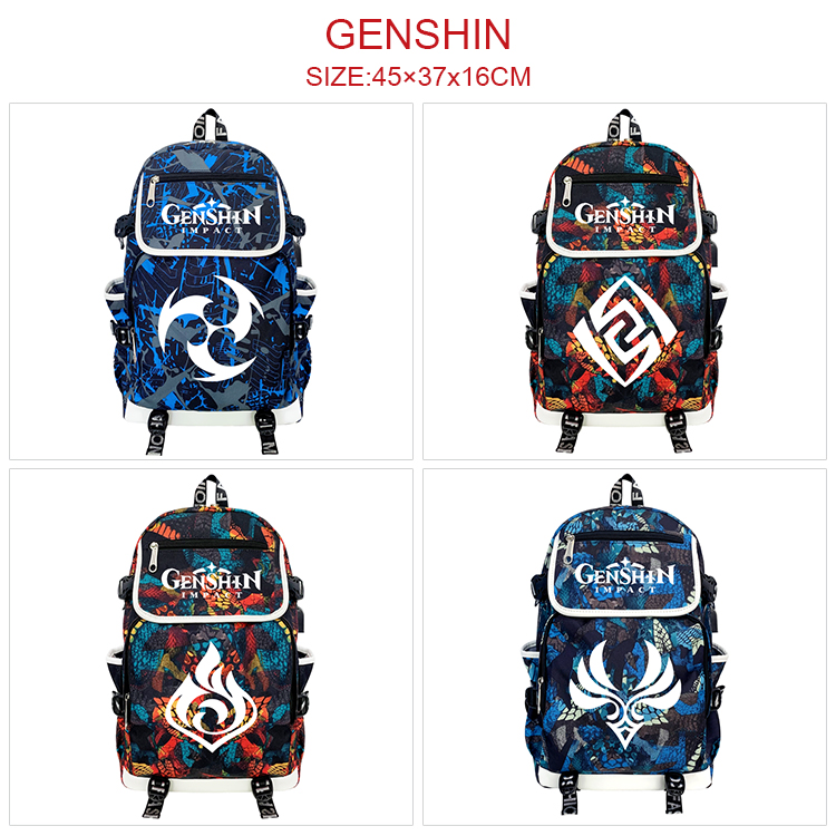 Genshin Impact Noelle anime bag