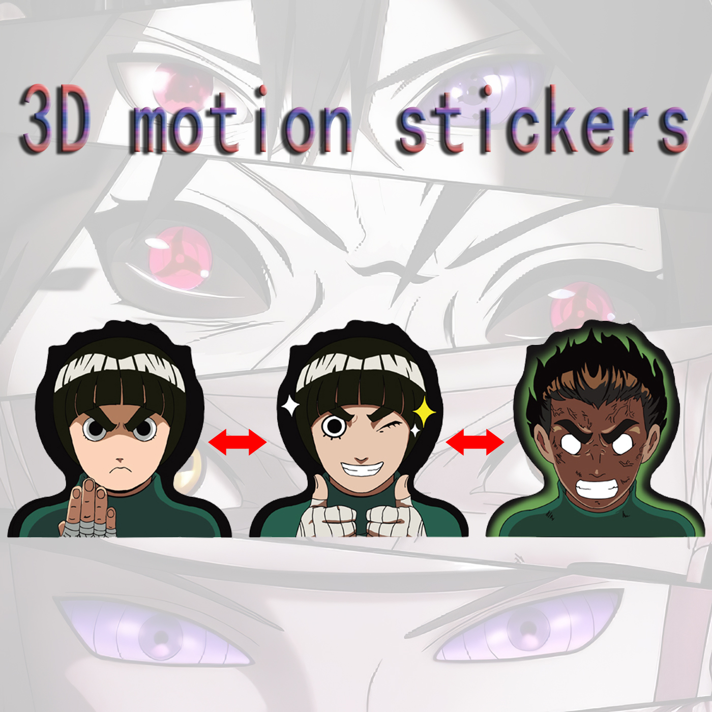 naruto anime 3d sticker