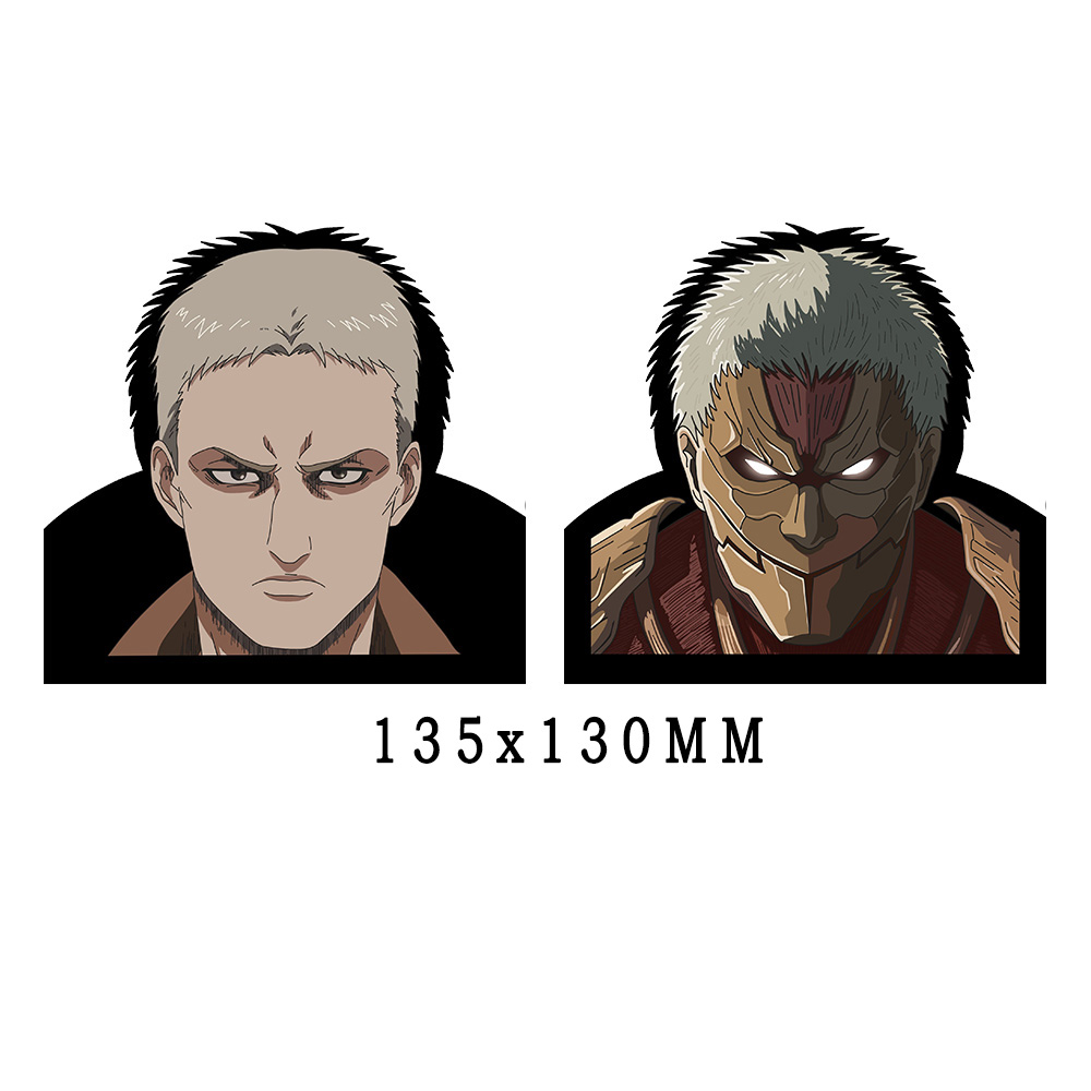 attack on titan anime 3d sticker