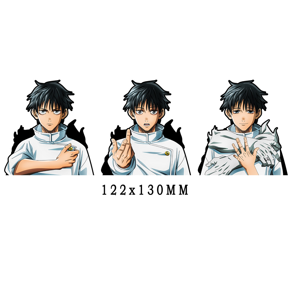 jujutsu kaisen anime 3d sticker