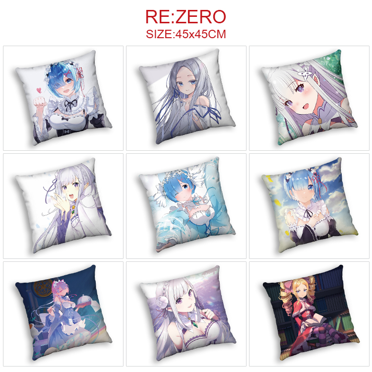 Re:Zero kara Hajimeru Isekatsu anime cushion 45*45cm