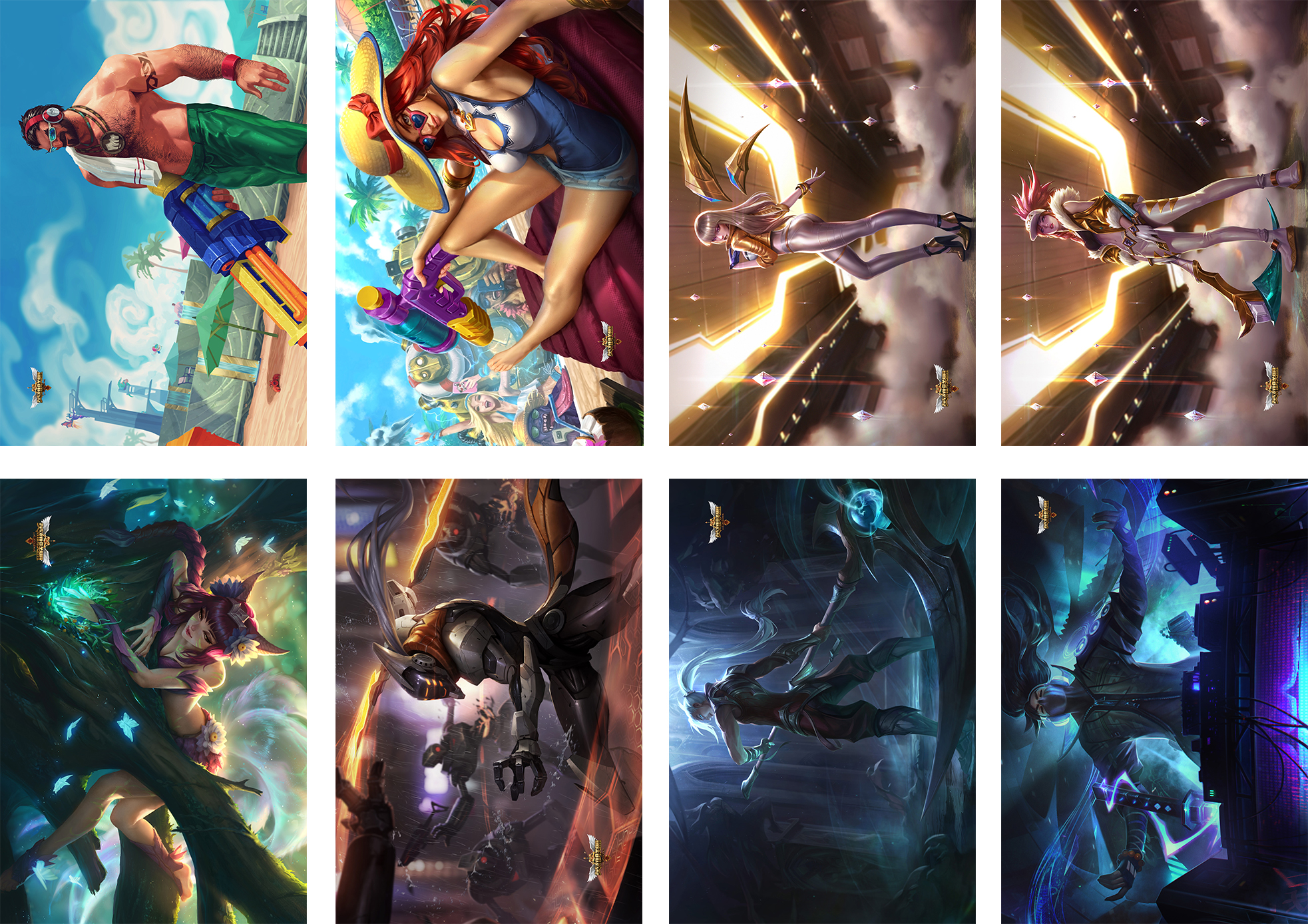 League of legends anime  posters price for a set of 8 pcs