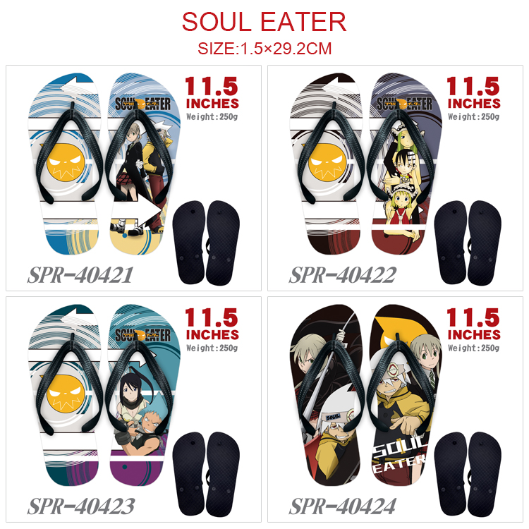 Soul eater anime flip flops shoes slippers a pair
