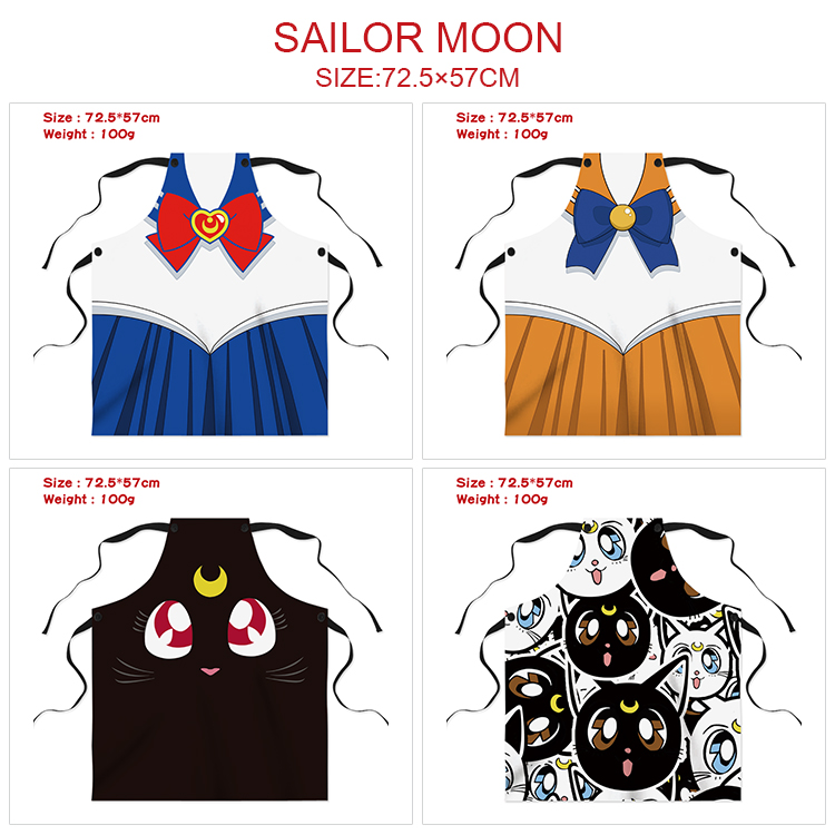 SailorMoon anime waterproof apron