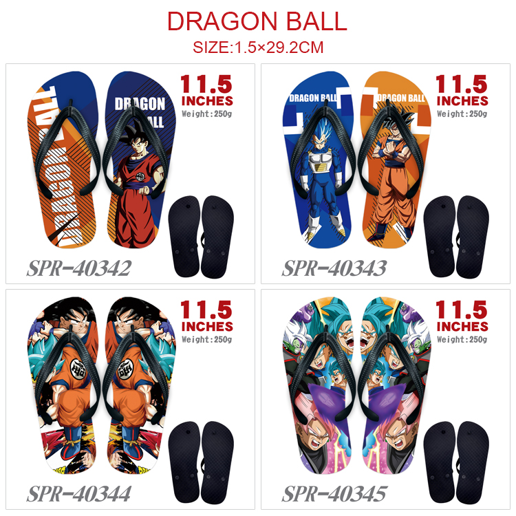 dragon ball anime flip flops shoes slippers a pair
