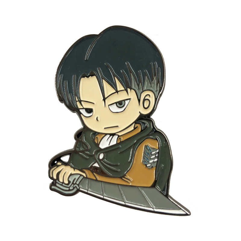 attack on titan anime brooch