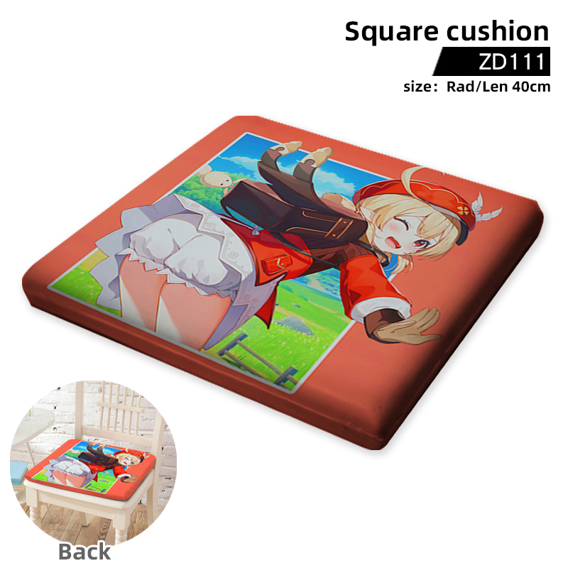 Genshin Impact Noelle anime square cushion 40cm