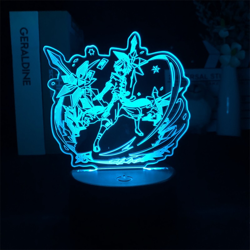 Genshin Impact Noelle anime 7 colours LED light