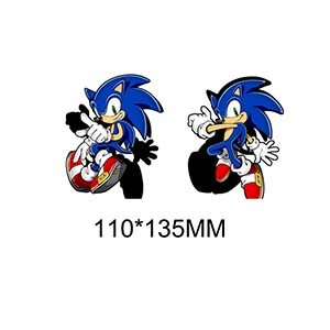 Sonic anime 3d sticker
