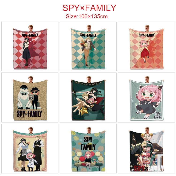 Spy x Family anime blanket 100*135cm