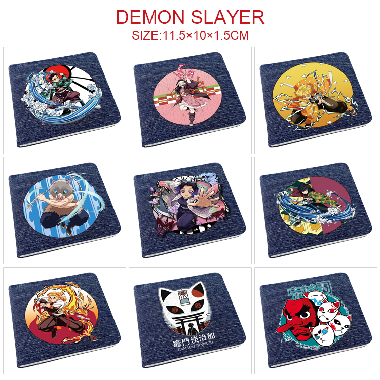 demon slayer kimets anime wallet