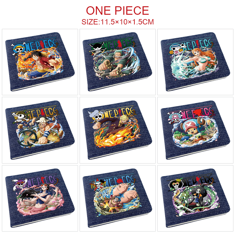 one piece anime wallet