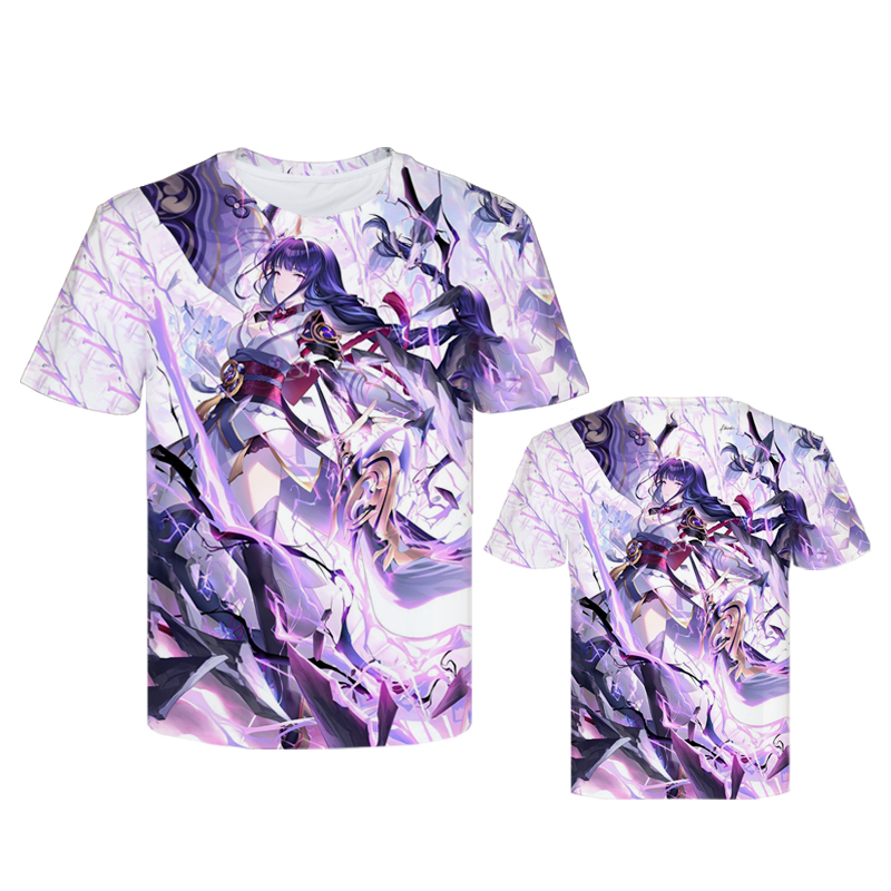 Genshin Impact Noelle anime T-shirt