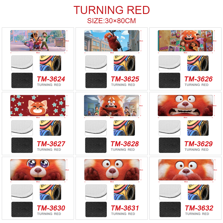 Turning Red anime deskpad 30*80cm