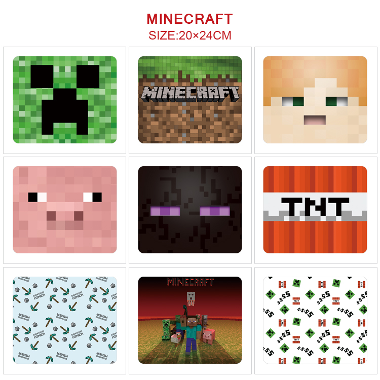 Minecraft anime deskpad 20*24cm