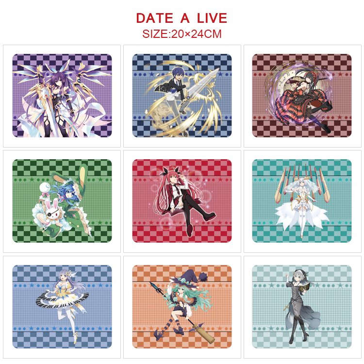 Date a live anime deskpad 20*24cm