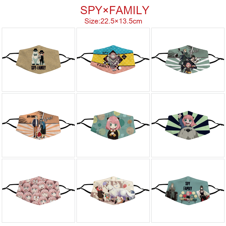 Spy x Family anime mask for 5pcs