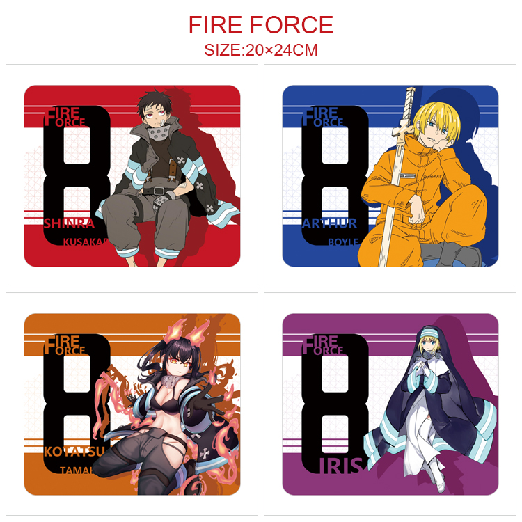 fire force anime deskpad 20*24cm