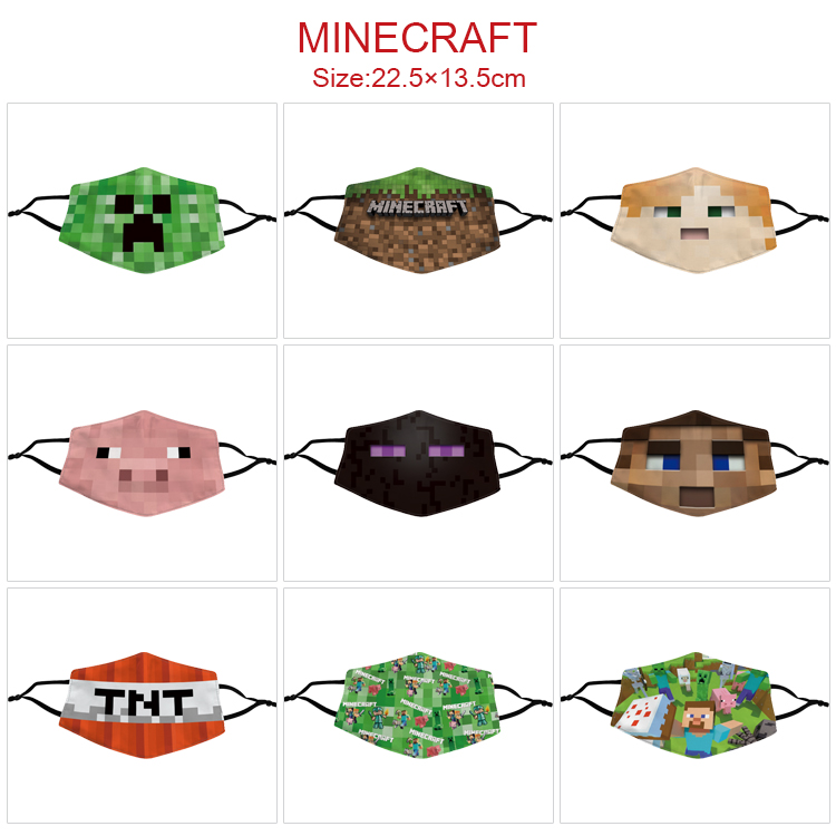 Minecraft anime mask for 5pcs