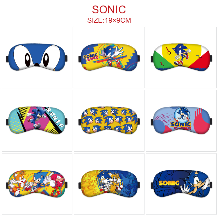 Sonic anime eyeshade for 5pcs