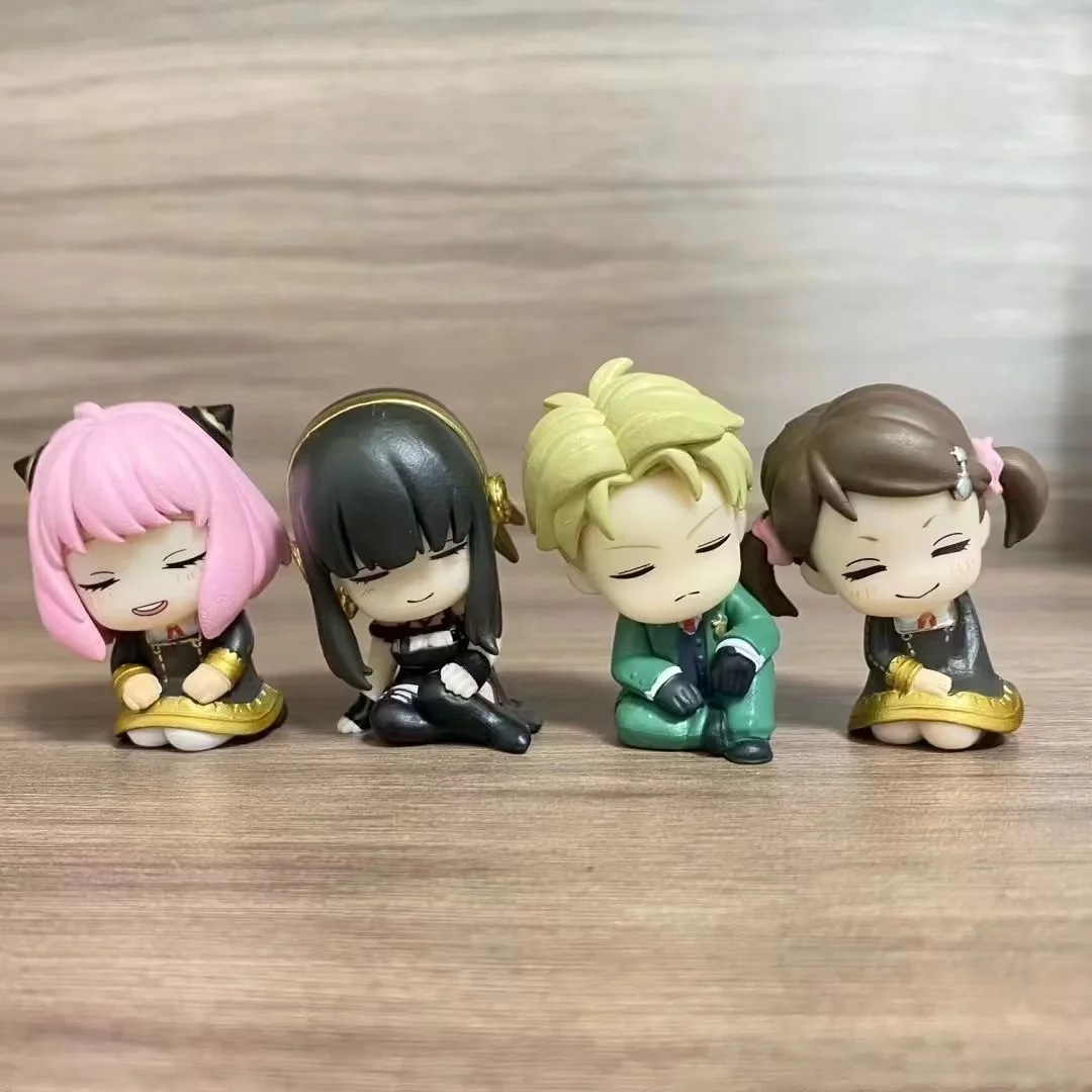 Spy x Family anime figure 5cm for 4pcs