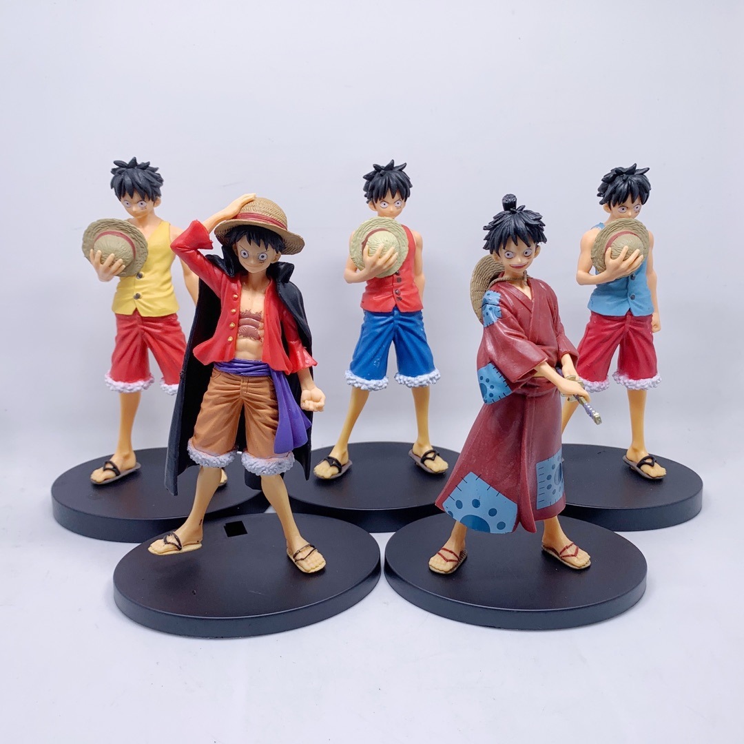 one piece anime figure 18cm for 5pcs