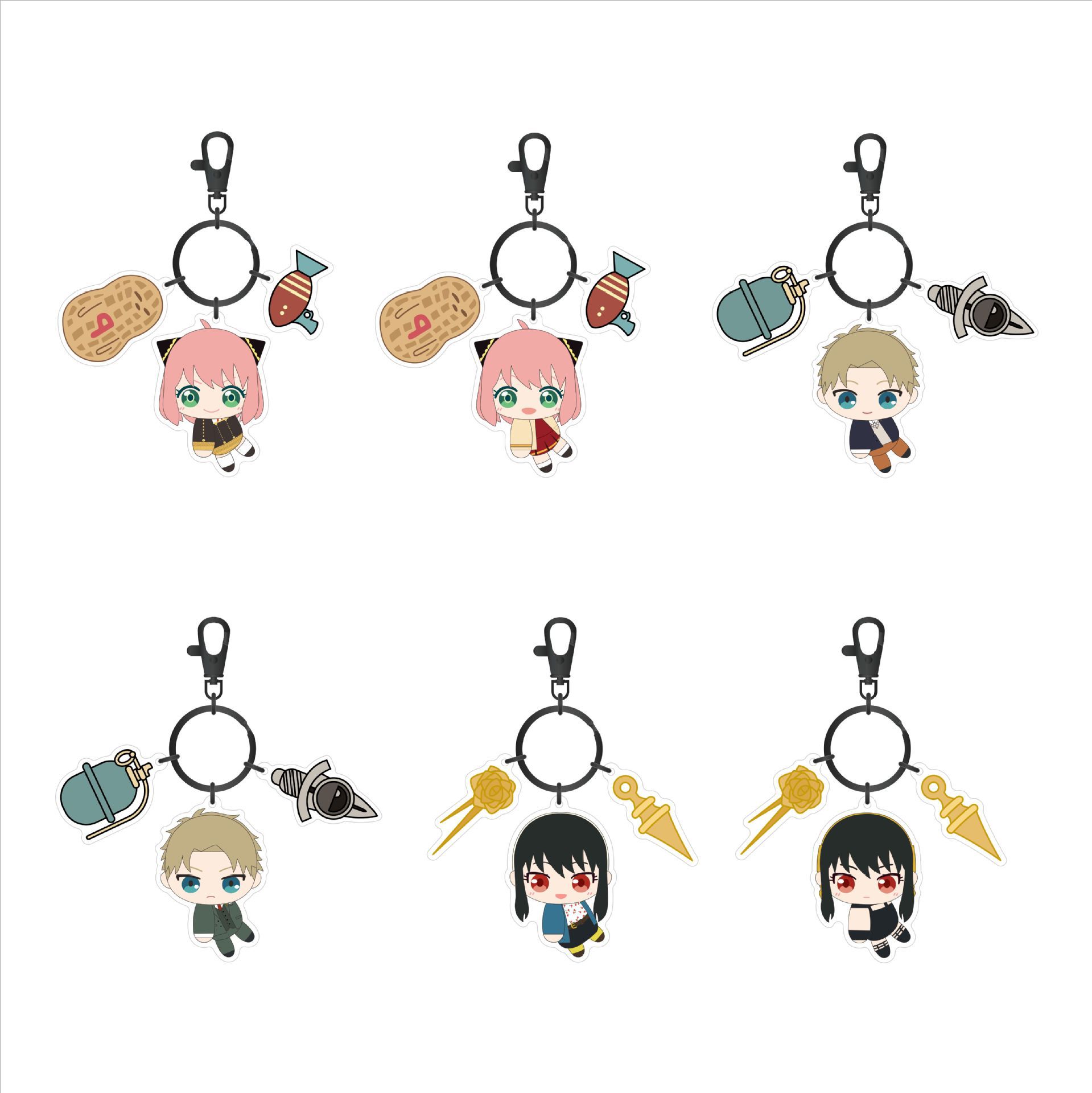 Spy x Family anime keychain