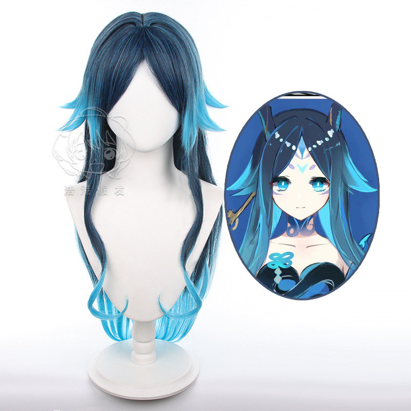 Genshin Impact Noelle anime wig